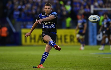 Finn Russell takes a conversion.