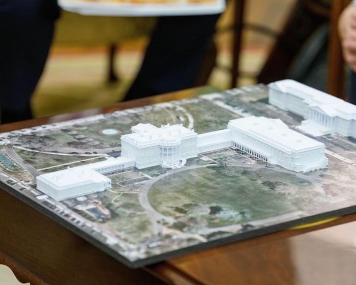 Donors for Trump’s $300m White House ballroom include Google, Apple and Palantir