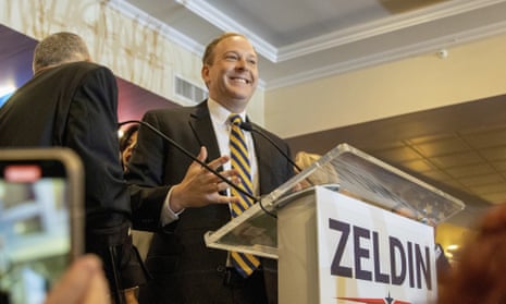 Lee Zeldin, a Republican candidate for New York governor, in Baldwin, New York on 28 June 2022.