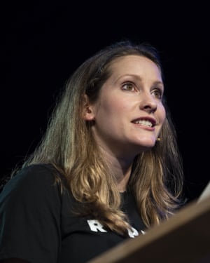 Laura Bates at the Hay festival.