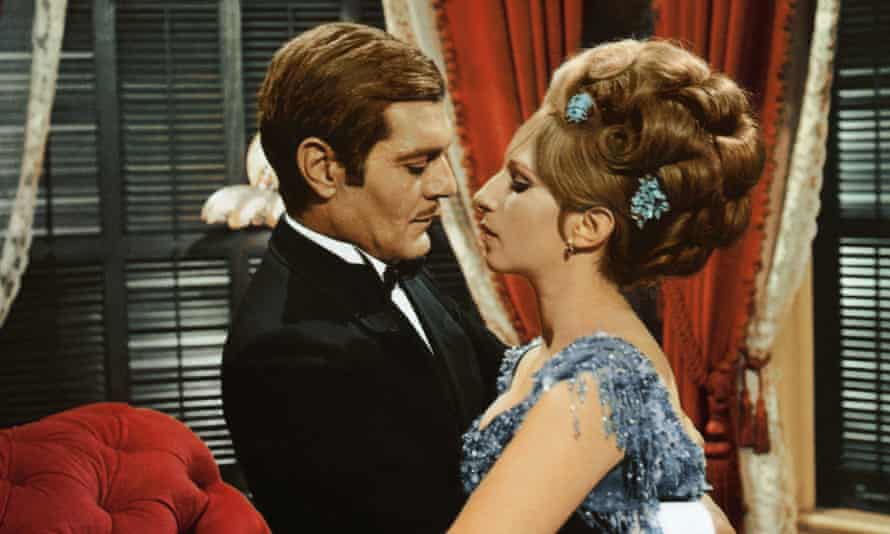 Omar Sharif and Barbra Streisand in Funny Girl.