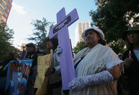 Women take part in a rally against abuse and domestic violence in La Paz November 25, 2011, Bolivia