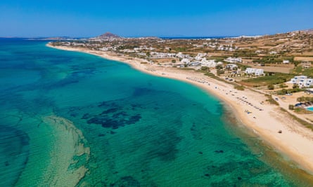 Greece, Cyclades, Naxos island, Plaka beach