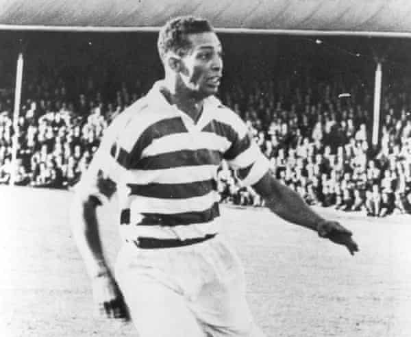 Gil Heron playing for Celtic in 1951.