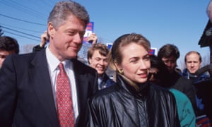Hillary Clinton campaigning with her husband’s 1992 presidential campaign in New Hampshire.