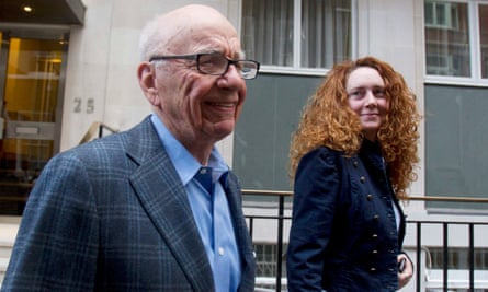 Rupert Murdoch and Rebekah Brooks remain in the MediaGuardian 100 after 15 years – although the latter was dented by fallout from the phone-hacking scandal.