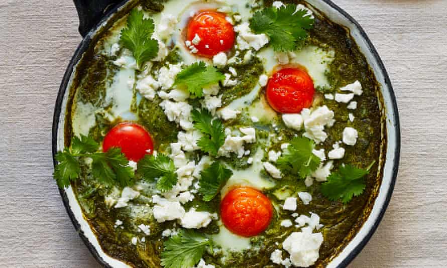 Thomasina Miers’ Valentine’s green brunch eggs