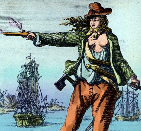 Concealed gender … A True Account’s heroine was also based on the story of female pirate Anne Bonny, seen here in an illustration.