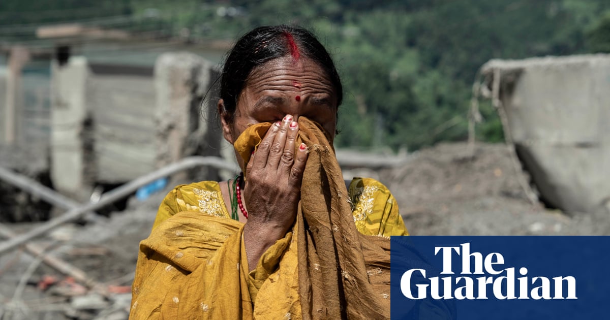 ‘The flood took everything I have’: survivors grieve for relatives and homes swept away in Nepal