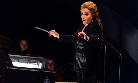 ‘An energising presence’: Speranza Scappucci in action on the conductor’s podium.