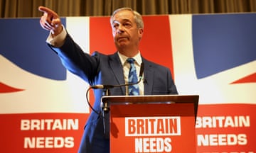 Nigel Farage announces he will stand during the  general election.