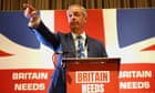 Nigel Farage to stand in Clacton at general election after taking over as leader of Reform party – UK politics live