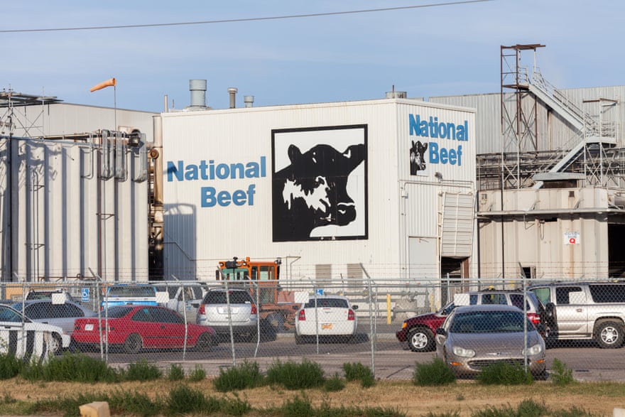National Beef meatpacker in Dodge City, Kansas.