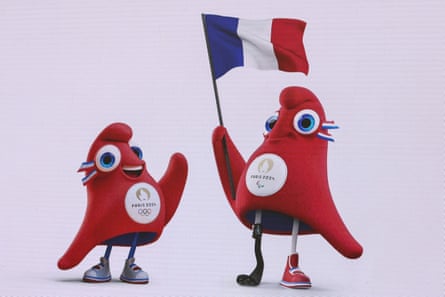 The Phryges, the Paris 2024 Mascots, Visit Alibaba's France Office
