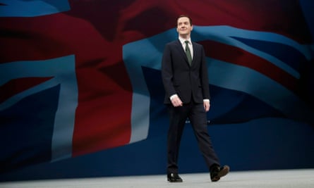 George Osborne in happier times: arriving to deliver his keynote speech at the 2015 Conservative party conference.