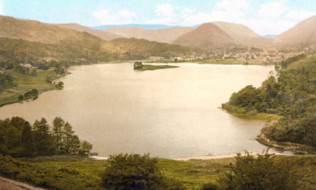 Grasmere, Lake District, in an illustration circa 1890.