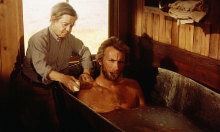 Strange ways … Clint Eastwood with Billy Curtis in High Plains Drifter.