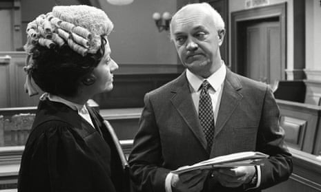George A Cooper as Supt George Grover in the ITV series Justice, 1971, with Margaret Lockwood as the barrister Harriet Peterson.
