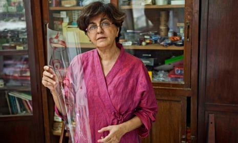 ‘The future is female’ … Nalini Malani, pictured in her studio in Mumbai.