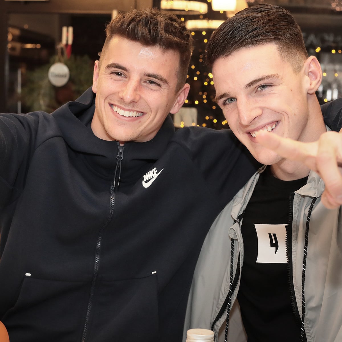 Mason Mount And Declan Rice We Re Always Together They Call Us Dumb And Dumber Football The Guardian