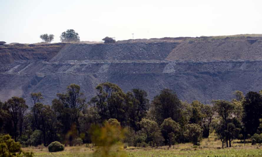 File photo of the New Acland coalmine, about 200km west of Brisbane