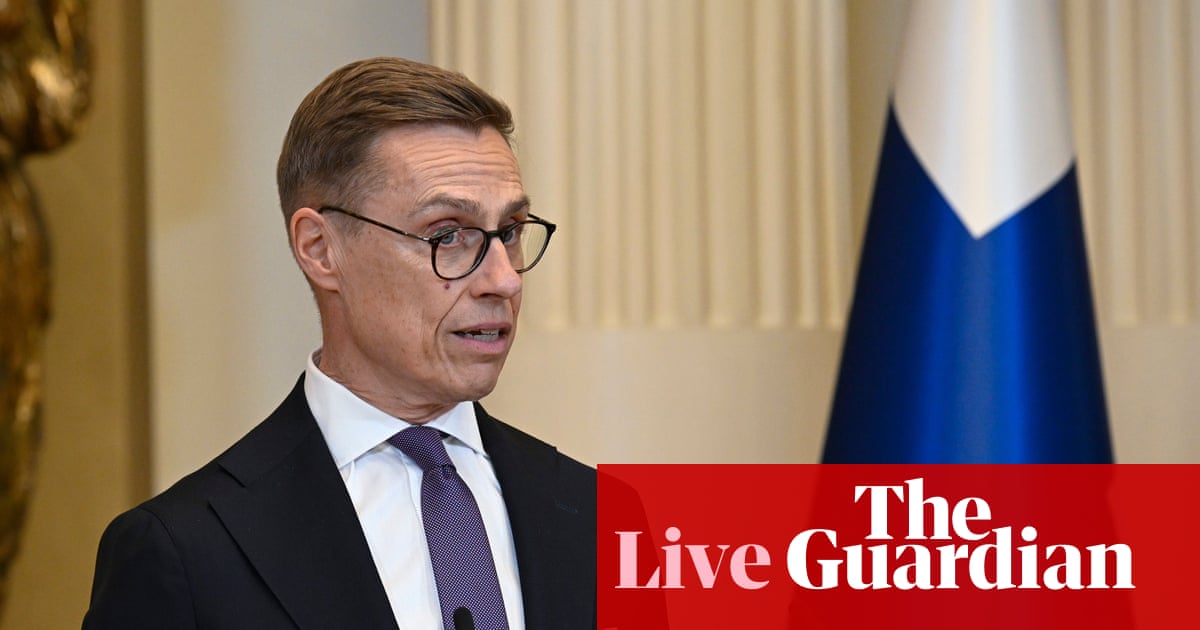 War in Iran ‘not a Nato matter’, Finland president says in defence of alliance - Europe live