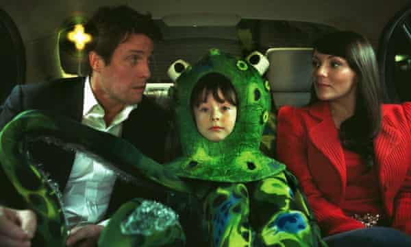 Hugh Grant, Billy Campbell and Martine McCutcheon in a scene from Love Actually