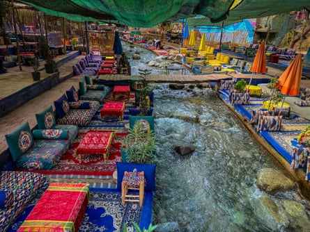 At weekends, these colourful riverside cafes on upper Ourika are full of visiting Marrakchis.