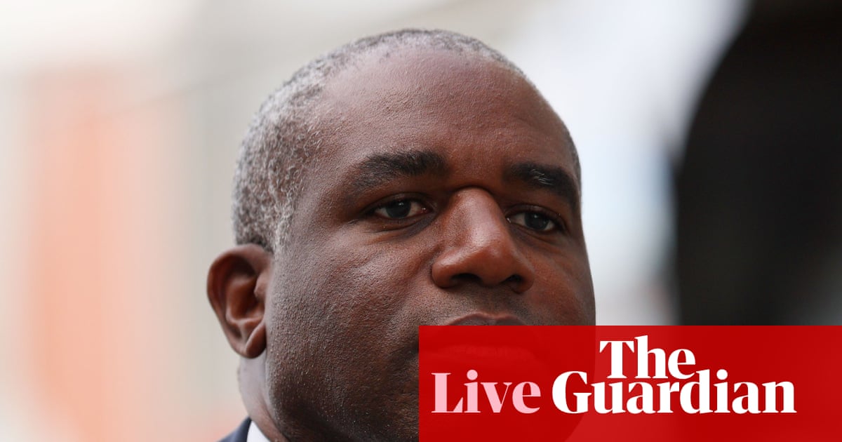 Lammy set to face media as Tories accuse him of dereliction of duty' over prisoners released by mistake UK politics live