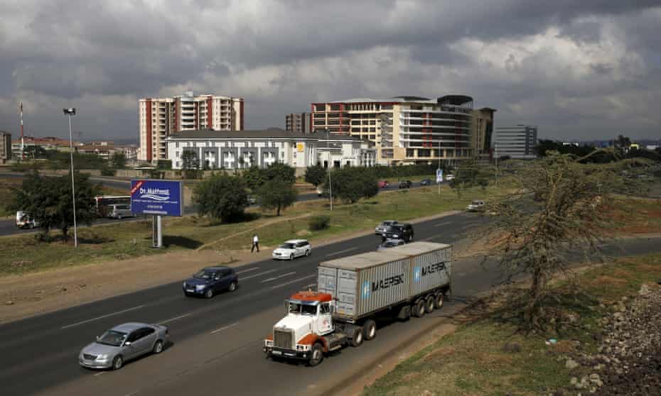Mombasa Road in Nairobi.