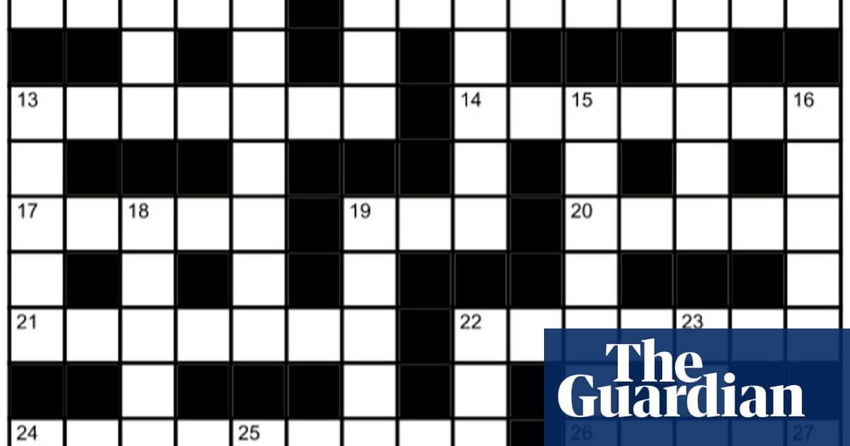 Genius crossword No 199 Crosswords The Guardian
