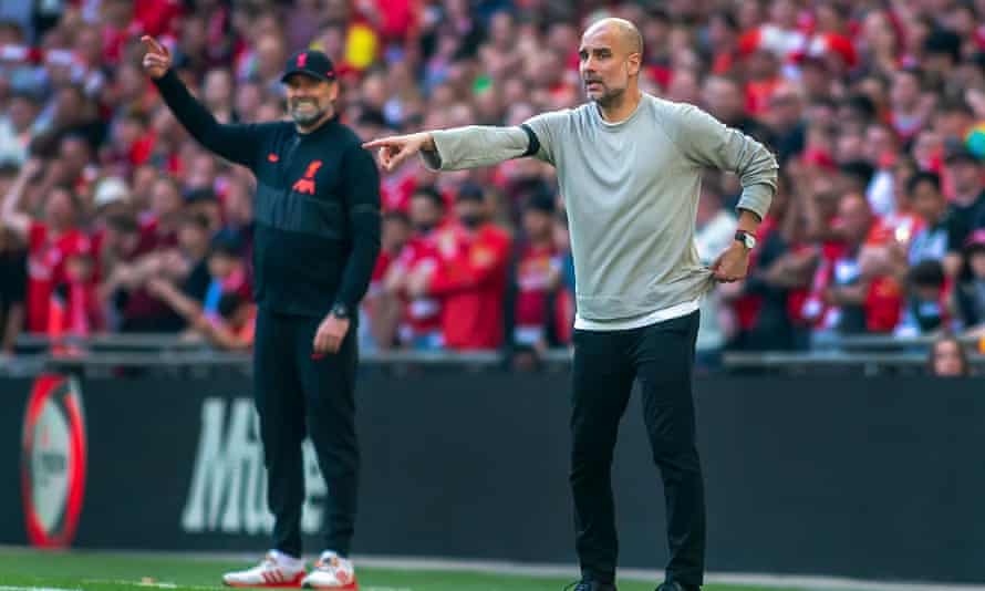Pep Guardiola says Manchester City's busy schedule means he has to make changes for the Liverpool game.