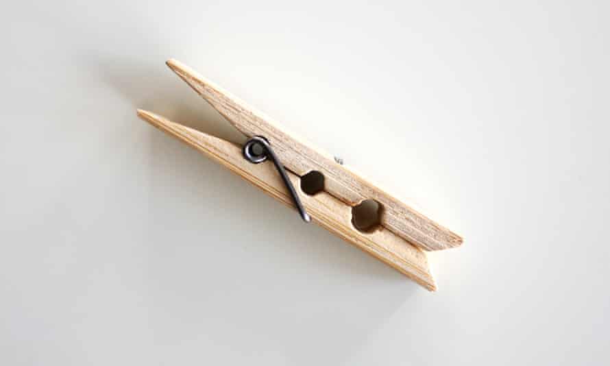 Wooden clothespeg