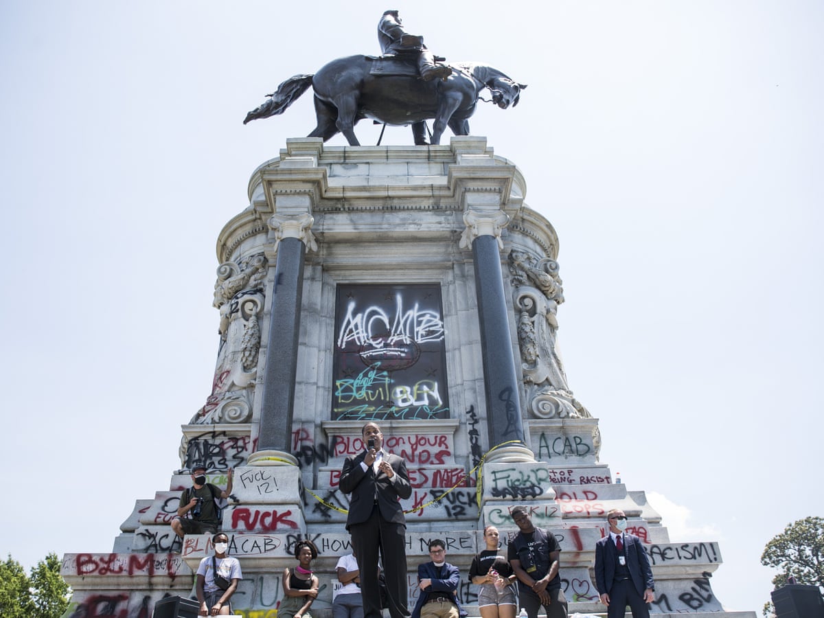 Confederate statue to be removed from Virginia's Monument Avenue | Virginia  | The Guardian