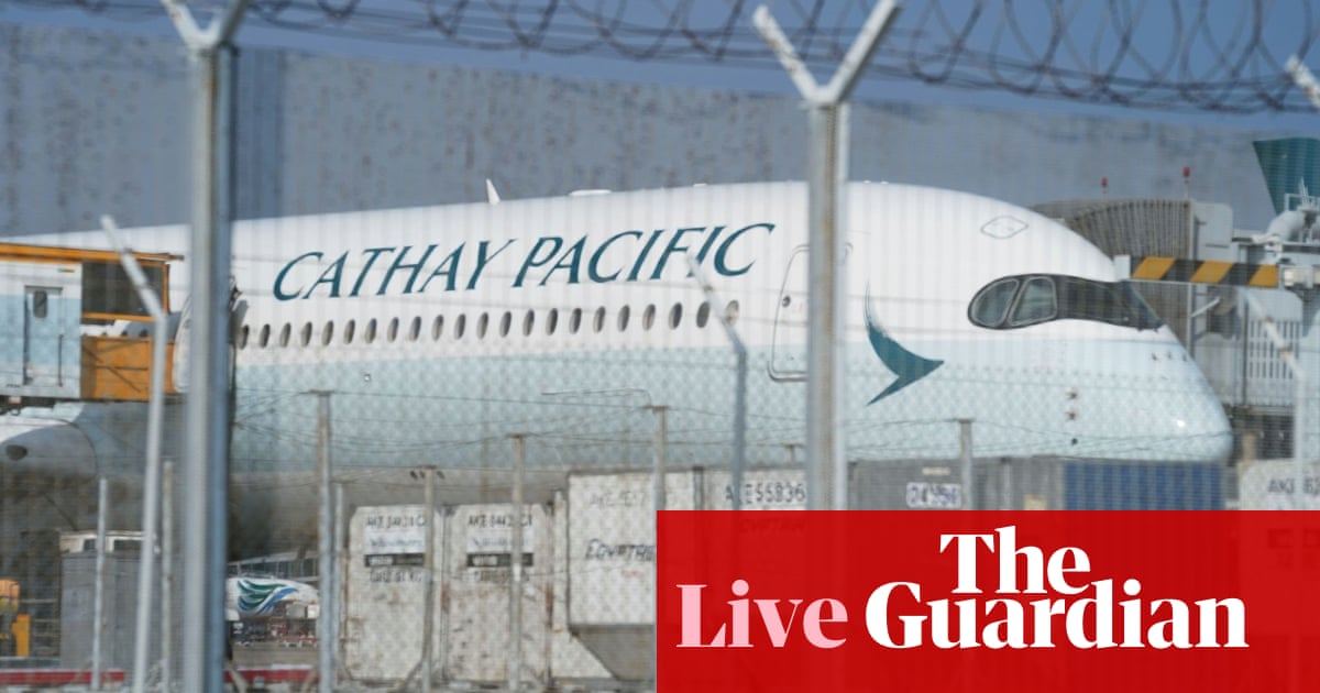 Cathay Pacific posts record loss; markets subdued after tech surge – business live