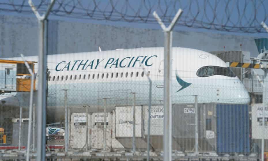Cathay Pacific Sacks Three Pilots For Catching Covid On Layover Hong Kong The Guardian