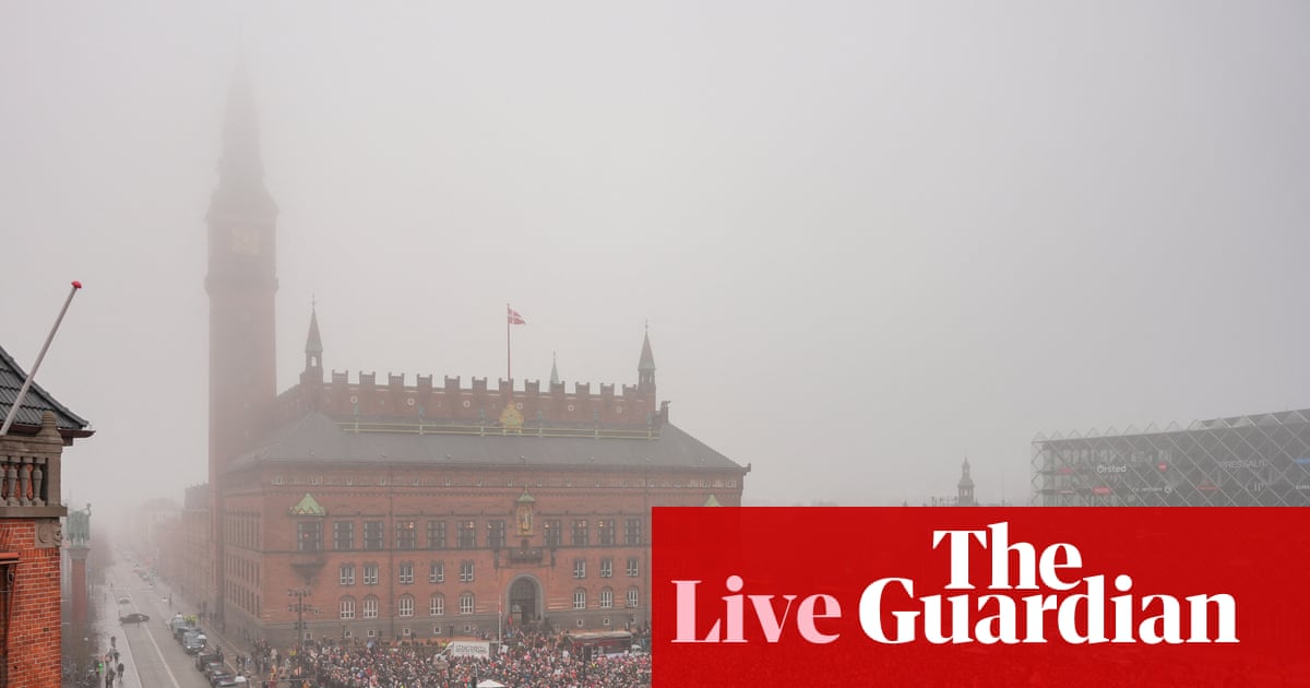 Protests in Greenland and Denmark as Trump repeats tariffs threat – Europe live