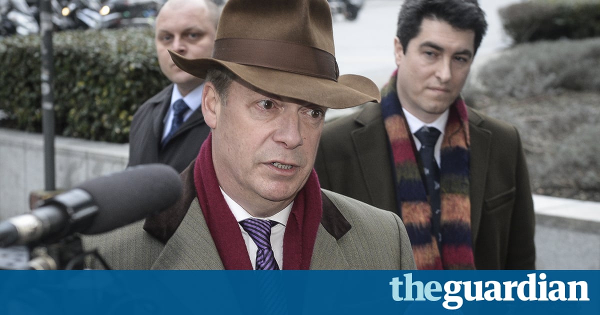 Nigel Farage has EU salary docked over claim he misspent public funds