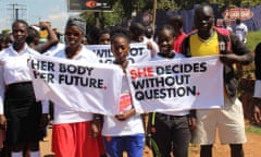 Great to see Ugandan Friends of SheDecides coming together last week and speaking out so every girl in Africa can decide what to do with her body, life and future. Without question.