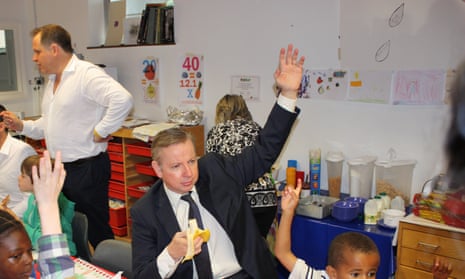 Henry Dimbleby, left, worked with Michael Gove in 2012 on a school food provision plan.