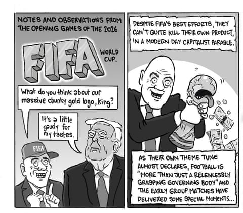 David Squires connected nan World Cup’s opening week, sheet 1