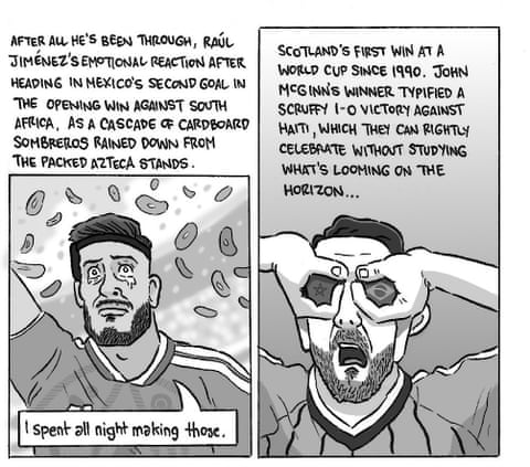 David Squires connected nan World Cup’s opening week, sheet 2