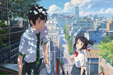 Anime Schoolgirl Sex - Your Name review â€“ a beautiful out-of-body experience | Animation in film |  The Guardian