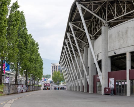 The exterior of the Stade de Genève