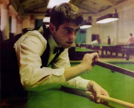 Ronnie O’Sullivan as a 16-year-old snooker player.
