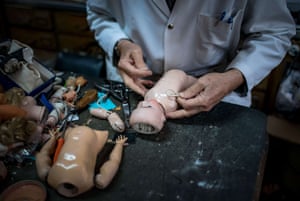 Henri Launay the Doll Doctor, Paris, France