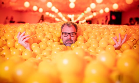 Tim Dowling at the Balloon Museum in London.