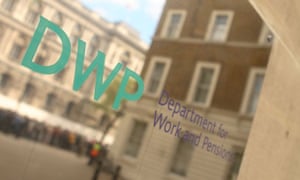 The Department for Work and Pensions in London.