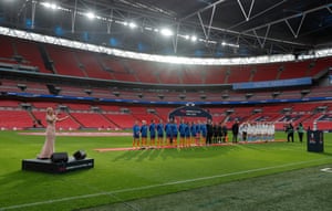 Abide With Me is sung at the Everton v Manchester City Women’s FA Cup final at Wembley on 1 November.