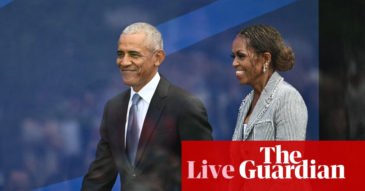 Star-studded ceremony welcomes Obama Presidential Center to Chicago – live - The Guardian